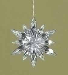 Home For the Holidays Dazzling Starburst Snowflake Christmas Ornament