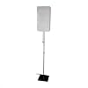 Yoko Floor Lamp Shade Color: White