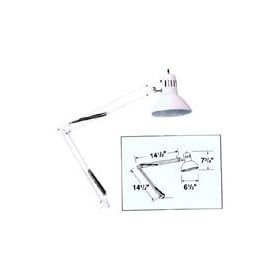 Alvin G2540-B Swing Arm Lamp, Black