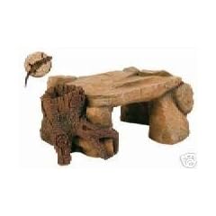 Trixie 8847 Felsplateau mit Baumstamm 25 cm