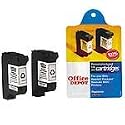 Office Depot(R) Model 45A-2 (51645A/G/D) Remanufactured Black Inkjet Cartridges, Pack Of 2