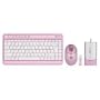 A4 Tech G-Cube GRKST-520C Cosmo-Tini Keyboard & Mouse Combo - Pink