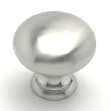 1 1/4'' Dia Brushed Nickel Knob