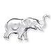 212B6vkNcUL. SL75  Sterling Silver Satin Finish Diamond Cut Elephant Pin
