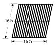 Rectangular Cooking Grid for Lazy Man Grills