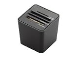 EDNET Card reader writer cube black Top loading memory card reader and writer schwarz