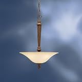 Pendant 3 Lt, Hazelnut, Amber etched glass