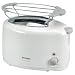 Rowenta TP-025 Toaster, weiß, 2 Scheiben-Toaster, Brötchen-Röstaufsatz