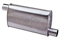 Dynomax 17747 Super Turbo Aluminized Steel 2 1/4" In/Out Muffler