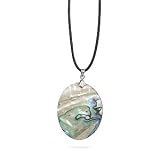 Leather Necklace with Shell Pendant