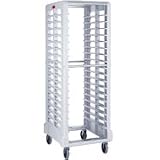 Rubbermaid 3320 Max System Rack - 18 slot end loader for food boxes and sheet pans - - Black