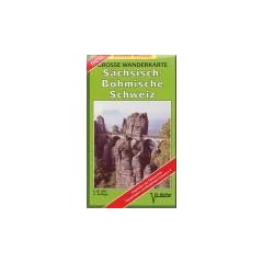 Doktor Barthel Wander- und Radwanderkarten, S�chsisch-B�hmische Schweiz, Gro�e Wanderkarte: Ausfl�ge zwischen Lohmen, Stolpen, Sebnitz, Rosenthal-Bielatal, Hinterhermsdorf und dem Khaatal