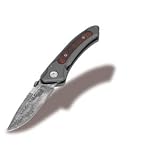 Boker Eurofighter, Aluminum Handle, Damascus Blade, Plain B-110151DAM