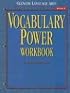 Glencoe Language Arts Vocabulary Power Workbook Grade 6