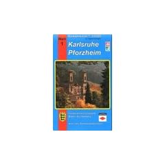 Topographische Sonderkarten Baden-W�rttemberg, Bl.1, Karlsruhe, Pforzheim