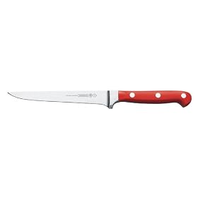 Mundial 5100 Series Red 6-inch Boning knife by Mundial
