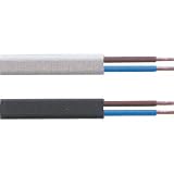 Flat Twin 6 Amp, 0.5mm, 100m, Black