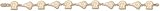 St. Louis Rams Solid 10K Gold Ram Logo & ''R'' Bracelet 7 1/4''