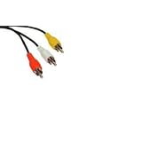 Buy 25 FT 3-RCA Stereo Audio Video A V AV Cable Patch 25ft by PTC