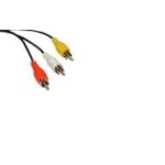 PTC 12ft 3-RCA Composite A/V (Red/Yellow/White) Cable