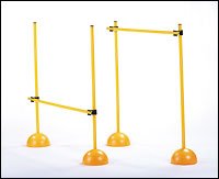World Sport Indoor Agility Hurdles 3"-48" (Set of 4 complete Hurdles)