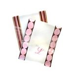 Pink & Chocolate Monogrammed Burpy Set