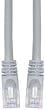 CAT5E, UTP, with Molded Boot, 350MHz, Gray, 200 ft