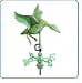 Landing Duck Cottage Antiqued Copper Weathervane - Roof Mount