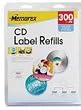 White Matte CD Label Refills - 300 Pack