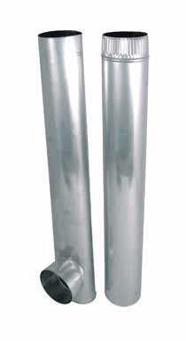 Deflect-O Aluminum Oval To Round Duct (DAF3)