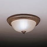 Kichler Semi-Flush Ceiling Lighting Flush Mount Tannery Bronze