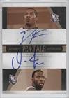 2010-11 Playoff National Treasures Pen Pals #8 - Derrick Favors/25/Damion James