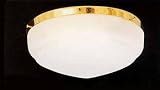 10 inch Polished Brass Low Profile Light Kit