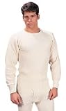 Heavyweight 100% Cotton Knit Thermal Long Underwear Shirt