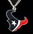 Houston Texans Logo Pendant Necklace - NFL Football Fan Shop Sports Team Merchandise