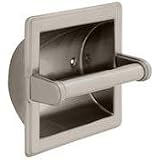 Franklin Brass 9097SN Toilet Paper Holder with Beveled Edges, Recessed, Satin Nickel