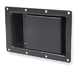 Battalion 1XPB6 Paddle Latch, Black, H 3 5/8 In