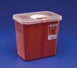 Kendall Sharps Container with Rotor Lid - 2 Gallon