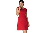Misses R&K Pocket Ponte Red Dress