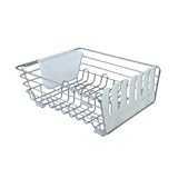 IMAGE OF Rubbermaid Evolution Small Dish Drainer w/Loft, Chrome