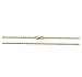 14 inch 1.25mm Rope Chain 14k Yellow Gold