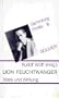 Lion Feuchtwanger: Werk und Wirkung (Sammlung Profile) (German Edition)