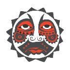 Sun Face Temporary Tattoo 1.5x1.5