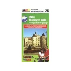 Deutsche Radtourenkarte, Bl.28, Rh�n, Th�ringer Wald