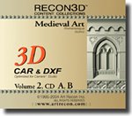 RECON3D Vol.2 Medieval Art, 3D Content Collection (CAR , DXF Formats)