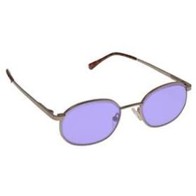 ACE (DIDYMIUM) GLASS WORKING SPECTACLES IN TITANIUM SAFETY PEWTER FRAME WITH REMOVABLE SIDE SHIELDS ? 49-19-140mm EYE SIZE.
