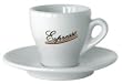 Nuova Point Milano White "Espresso" Cup & Saucer Set