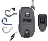Body GloveEarglove Sport headset with tangle free cord - 7497401 and Ion phone case with locking swivel belt clip Charcoal/Black 9038803 for Motorola V265