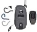 Body GloveEarglove Sport headset with tangle free cord - 7497401 and Ion phone case with locking swivel belt clip Charcoal/Black 9038803 for Motorola V265