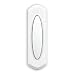 Heath Zenith SL-6197-B Traditional D&eacute;cor Series Wireless Door Chime Push Button, Off-White